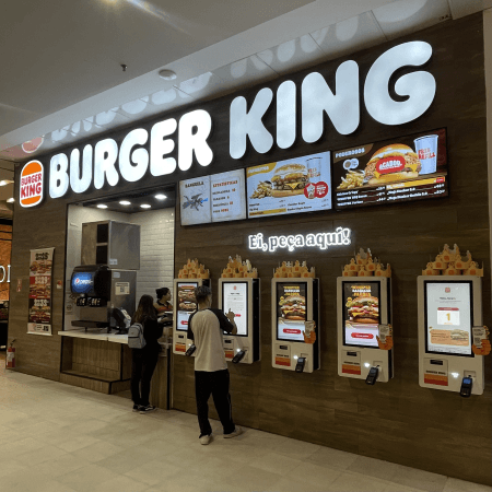 Logo da loja burger king