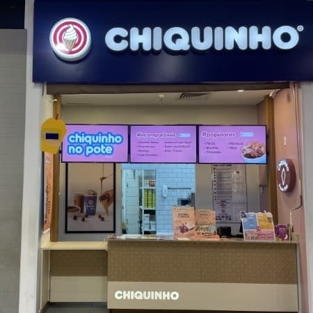 Logo da loja chiquinho sorvetes