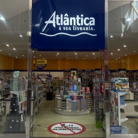 Logo da loja livraria atlântica